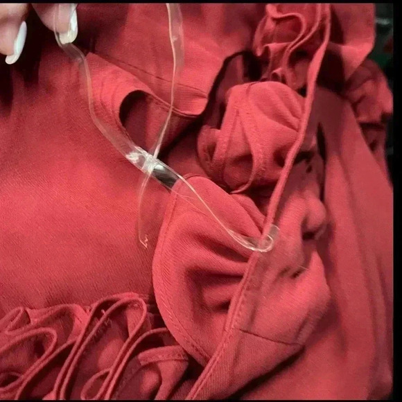 NWOT Reformation x New York City NYC Ballet Flor Low Back Midi Dress Red 2 - Picture 6 of 6